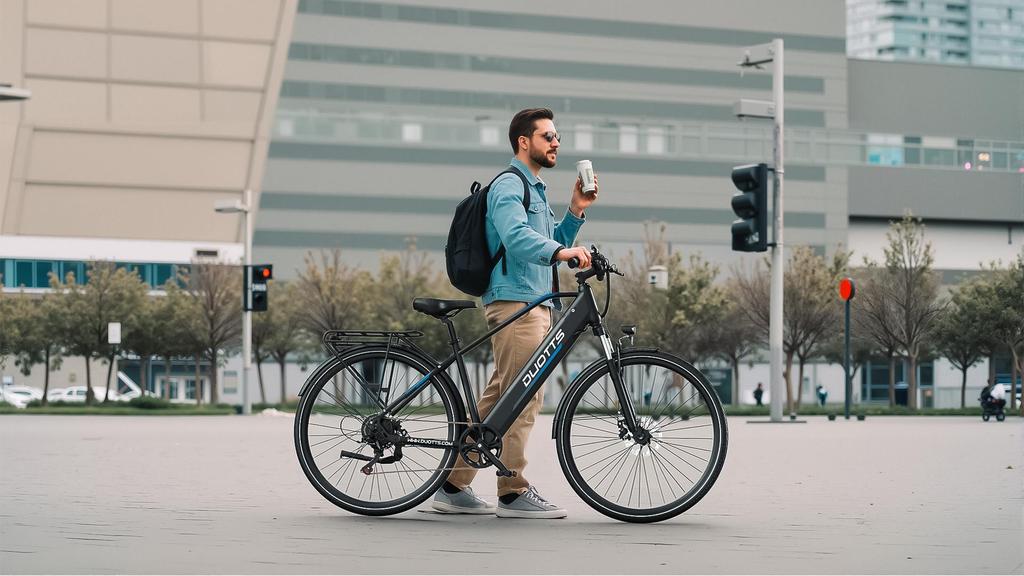 DUOTTS C29 Lite City Electric Bike 250W Motor 36V 13Ah Battery 27.5 inch Tires 25km/h Max Speed 65km Max Range Shimano 7-speed