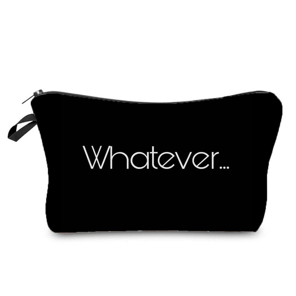 Женская косметичка с принтом английского алфавита Органайзер для туалетных принадлежностей Дорожный чехол для хранения 6696