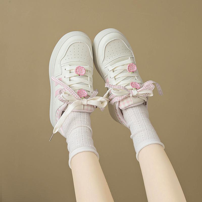 Fashion CRLAYDK Women's Classic White Sneakers Casual Skate Fashion Low Top Shoes PU Leather Ladies Walking Comfort Anti Slip Tennis