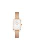 Часы Quadro 20X26 Pressed Studio Lumine MOP White Crystal DW Watch Pearl Watch Square Square Gift for Her Brand Watch Simple