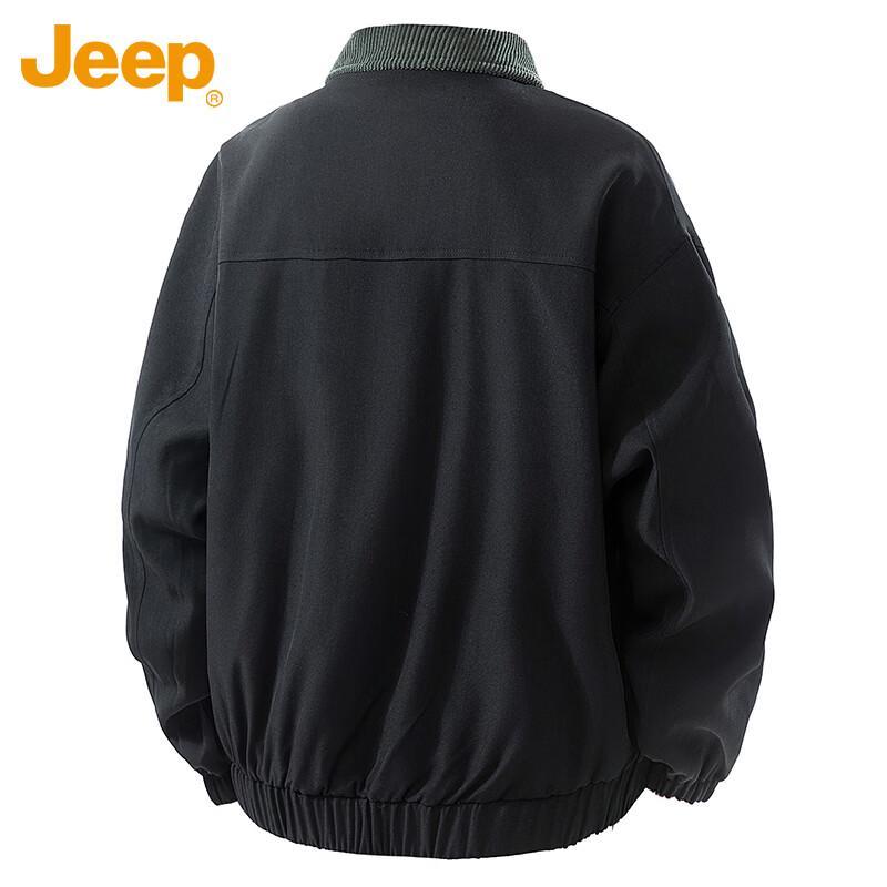 Jeep Мужская рабочая куртка в американском стиле с лацканами