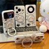 Слепок лапки котенка подходит для чехла на мобильный телефон Apple 11promax с вращающимся магнитным держателем Huawei Pura11 Xiaomi 11.