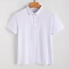 Футболка из хлопка с воротником-стойкой, не требующая глажки, с короткими рукавами, из модала, мужская рубашка-поло из хлопка