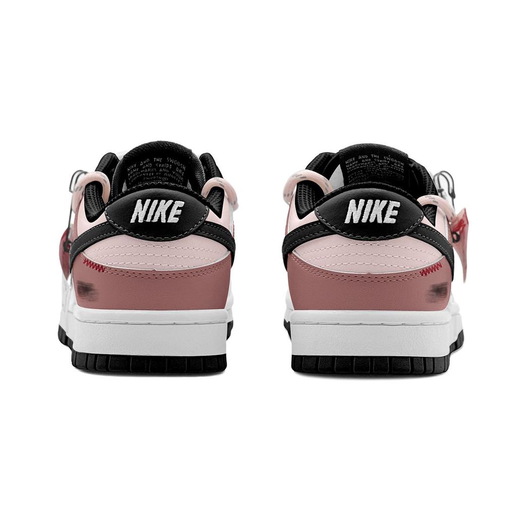 Nike Dunk Abrasion Resistant Abrasion Resistant Low top Skateboard Shoes Women's Pink Brown CW1590-100(TeamS2-S-BOX)