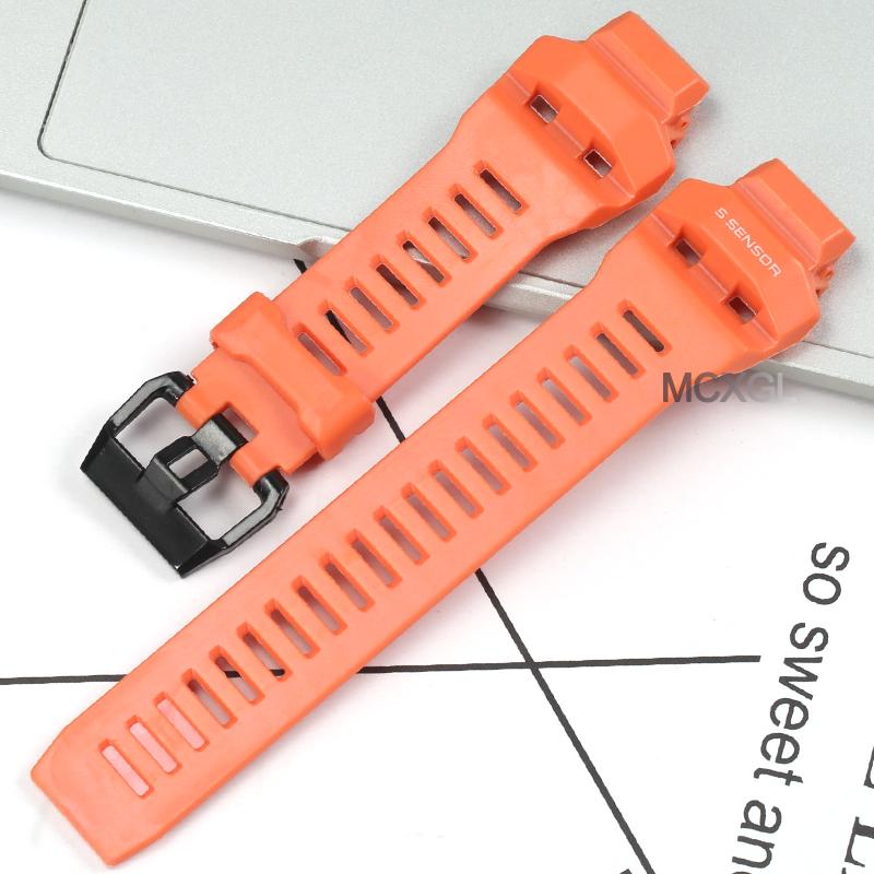 Резиновый Ремешок Для Casio G-Squad GBD-H1000-1A7JR Мужской Ремешок GBD-H1000 GBD H1000 Запасной Браслет