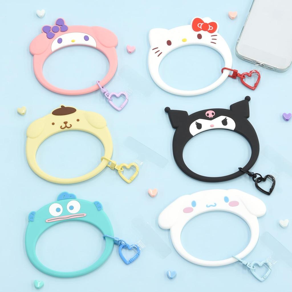 Gourmandise Sanrio Characters Plus Silicone Bracelet Hangyodon Multi-Ring SANG-541HG