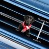 2D плоский шарф собака автомобильный вентиляционный зажим декоративный диффузор (аромат не включен), декор салона автомобиля, клипса для ароматерапии, идеально подходит для праздничных подарков