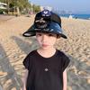 Summer Outdoor Children's Fan Hat Sun Protection Cartoon Air Top Hat Big Brim UV Sun Hat Primary School Student
