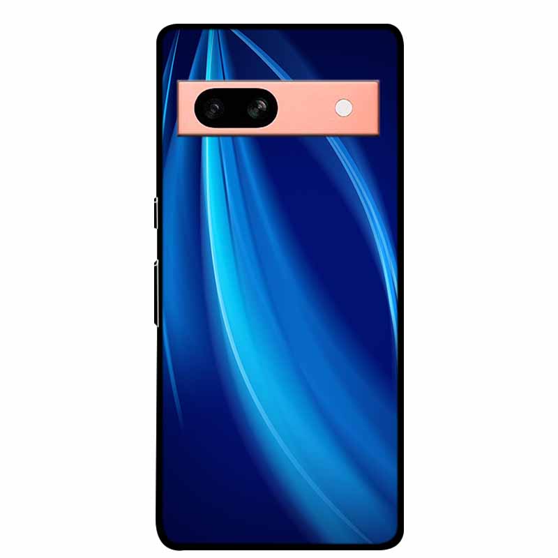 Для Google Pixel 7a 5G Чехол 6.1" Coque Цветы Черная Кромка Силикон ТПУ Мягкая Задняя Крышка Для Google Pixel7a 2023 Чехол для Телефона Fundas