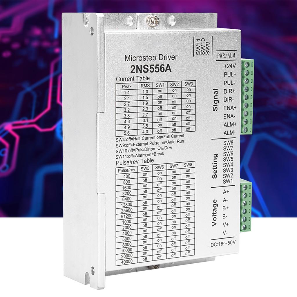 Драйвер шагового двигателя 2 фазы NEMA23 32 бита цифровая обработка сигнала 2NS556A