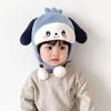 Осенне-зимняя детская защитная шапка Lei Feng - толстая, теплая, с милым мультяшным дизайном для мальчиков и девочек