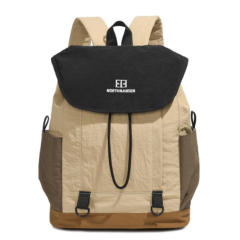 Outdoor new leisure travel lightweight ins backpack hiking college student schoolbag women's large-capacity commuter backpack