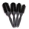 Round Barrel Straight Twill Hair Comb Handle Hair Curling Brush Round Rolling Brush  Barber