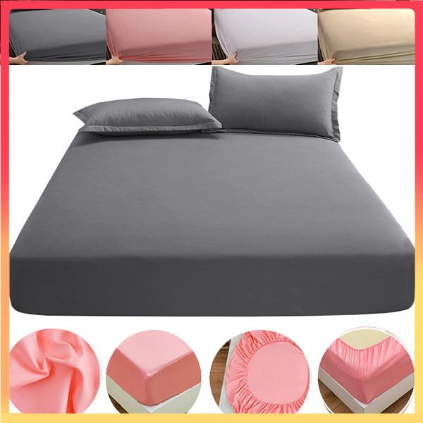 Хлопковая простыня, мягкий наматрасник, регулируемое белье, защитный чехол для кровати, покрывало 140/160/180, без наволочки