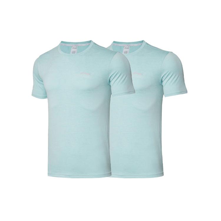 Коллекция Li Ning для бега Футболки мужские с круглым вырезом умеренный прямой крой ATSR257-6