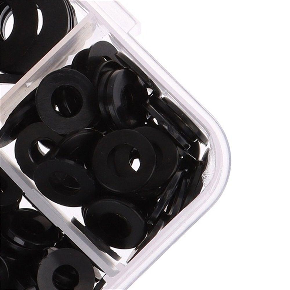 Ring Gasket Nylon Flat Washer Screw Bolt Gasket Washer Assortment Kit M2 M2.5 M3 M4 M5 M6 M8