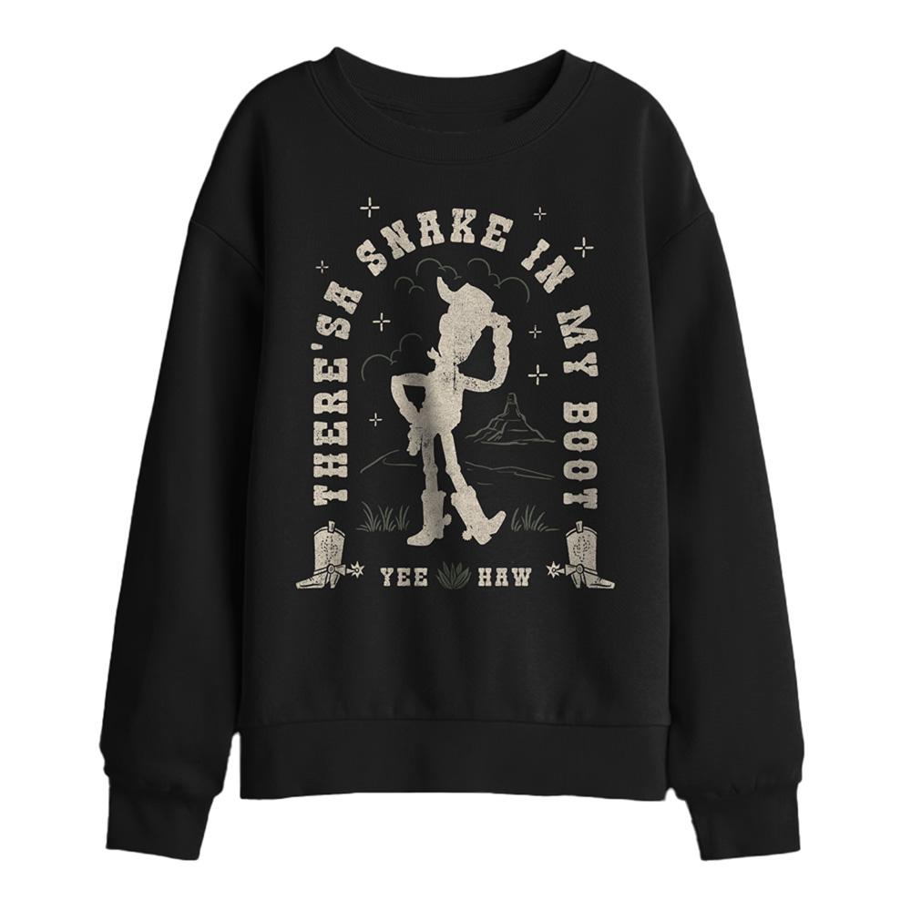 Toy Story 5 Childrens/Kids There´s A Snake In My Boot Woody Sweatshirt