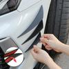 Car Front Bumper Lip Decoration Diffuser Splitter Fins Body Spoiler Canards Valence Chin Car Tuning Canard Decor