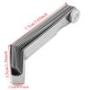 6 Blades Feeler Gauge Metric Stainless Steel Thickness Gauge Curved Steel 0.05-1.00MM Measuring Tool For Valve Adjustment