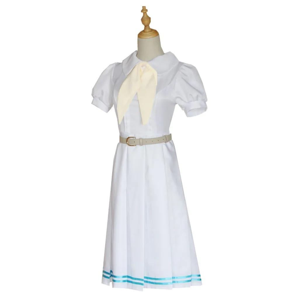 Anime Beastars White Rabbit Haru JK Uniform Dress White Dress Haru Cosplay Costume for Woman Girls Hallowmas Party Costume