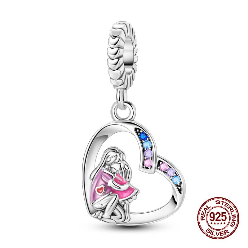 100% Стерлингового Серебра 925 Пчелы Бабочка Ежик Рыба Подвески Бусины Подходит Оригинальные Браслеты 925 DIY Ювелирные Изделия Подарки На День Рождения