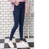 Женские брюки больших размеров на весну и осень, однотонные облегающие брюки Nine-minute