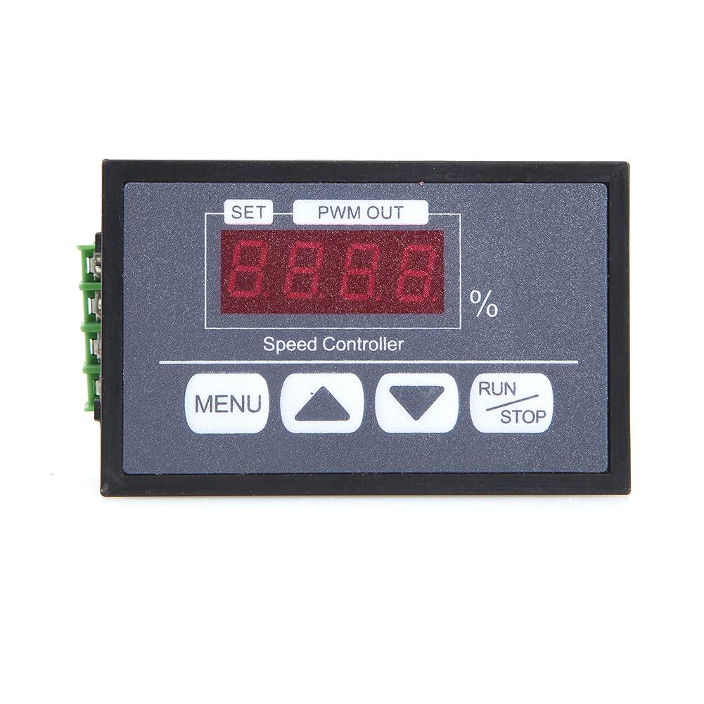 DC 6-60V 30A Регулятор скорости Цифровой дисплей PWM Двигатель Высокая прочность Электрический Портативный Привод Бесступенчатый Регулятор