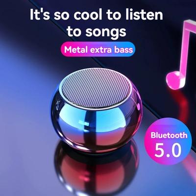 Портативный беспроводной Bluetooth-динамик, новый стальной оружейный металлический тяжелый сабвуфер, уличный мини-динамик Bluetooth, небольшой динамик для домашнего офиса