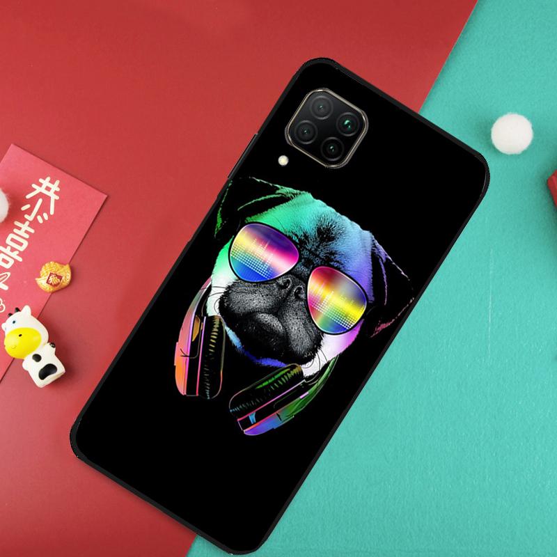 Милый пес мопс Для Huawei Nova 12S 9 10 SE 7i 8i 11i 12i Y60 Y61 Y70 Y72 Y73 Y90 Y91 P20 P30 P40 Lite Чехол