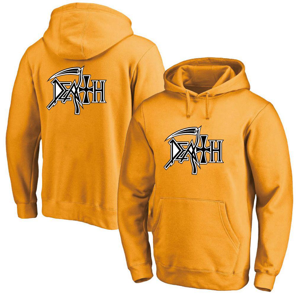 Death Rock Band Heavy Metal Printed New Men's Fashion Hoodies Comfortable Sweatshirts Harajuku Zipper Jackets Solid Color Coat