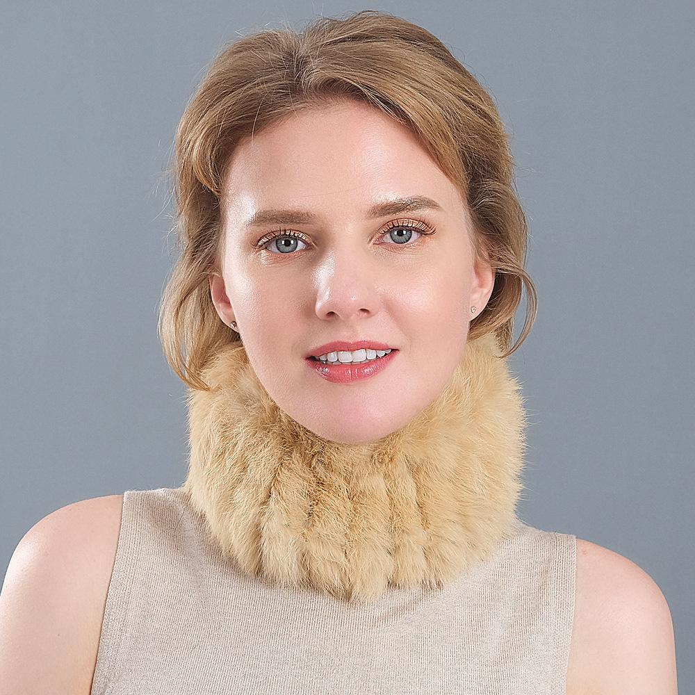 Плетеный шейный платок, шарф, осенне-зимний женский утолщенный зашифрованный теплый эластичный меховой шарф с накладным краем