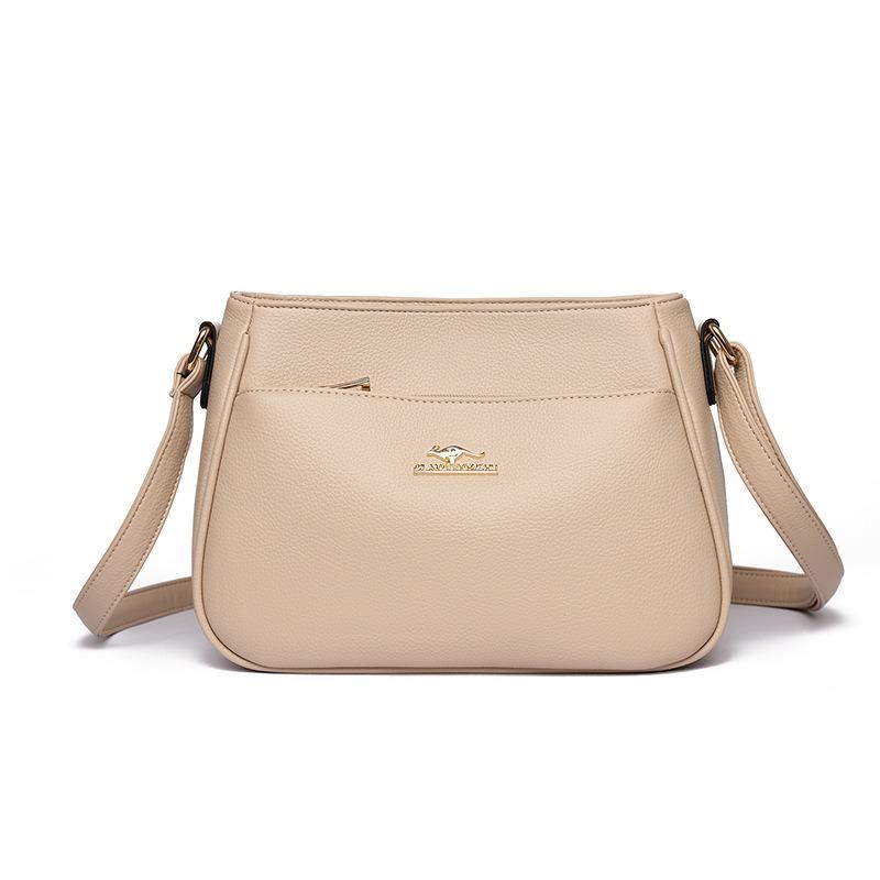 Новая простая ретро наплечная сумка женская текстурная для поездок модная нишевая сумка-мессенджер универсальная популярная сумка для мамы