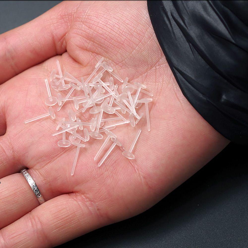 Plastic Flat Stud Pin Anti Allergy Jewelry Parts Jewelry accessory Stud Earring Jewelry Making