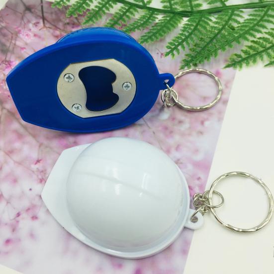 2 шт. Подвесная пряжка Многоцелевая Форма шлема Декоративный дизайн открывалки для бутылок Защита от потери Креативный ключ