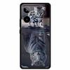 Для Realme GT 7T GT7 Чехол Крутое Животное Защитная Силиконовая Задняя Крышка Чехлы Для Realme GT 7 Черный Телефон Funda Realme GT 7T Coque
