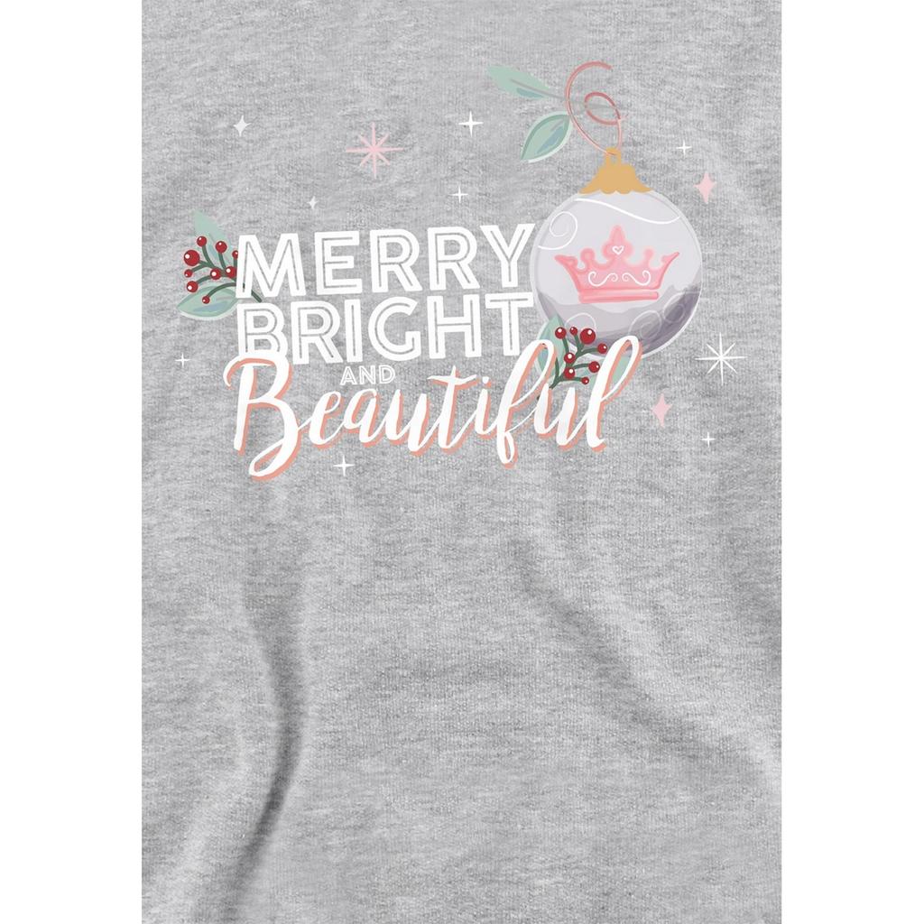 Disney Princess Childrens/Kids Merry, Bright And Beautiful Christmas Hoodie