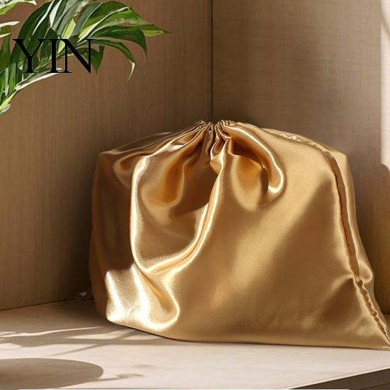 Dust Bag for Handbags Cover Bag, Drawstring Design Satin Storage Pouch, Large Capacity Travel Organizer Portable Luxury Protection And