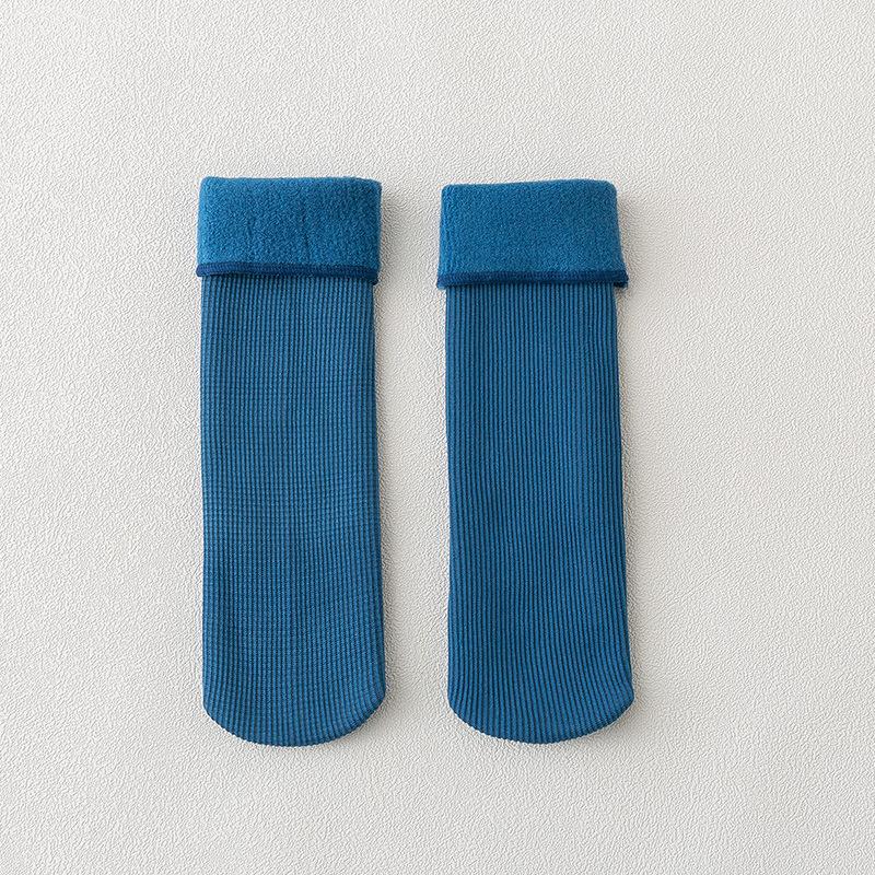 Детские зимние теплые носки для девочек, утепленные теплые носки, домашние напольные носки LXY