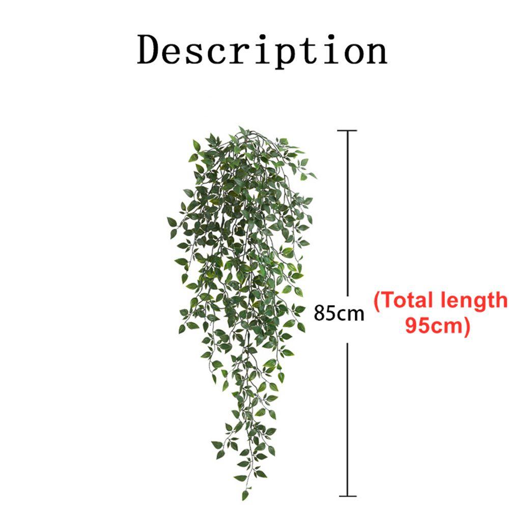 Artificial Leaf Plant Fake Flowers Vines Leaf Wall Hanging Outdoor Garden Home Decoration Plastic Green Plant Ivy