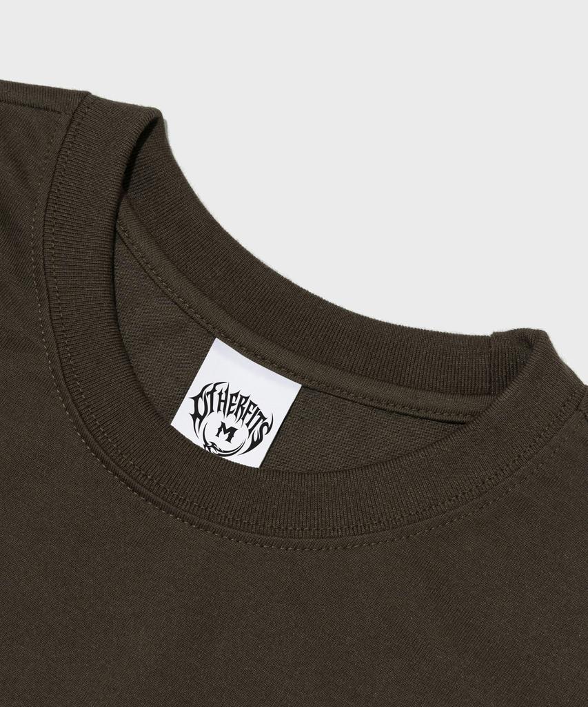 OTHERFITS Невыцветающая футболка с коротким рукавом 'Кровь' (хаки)
