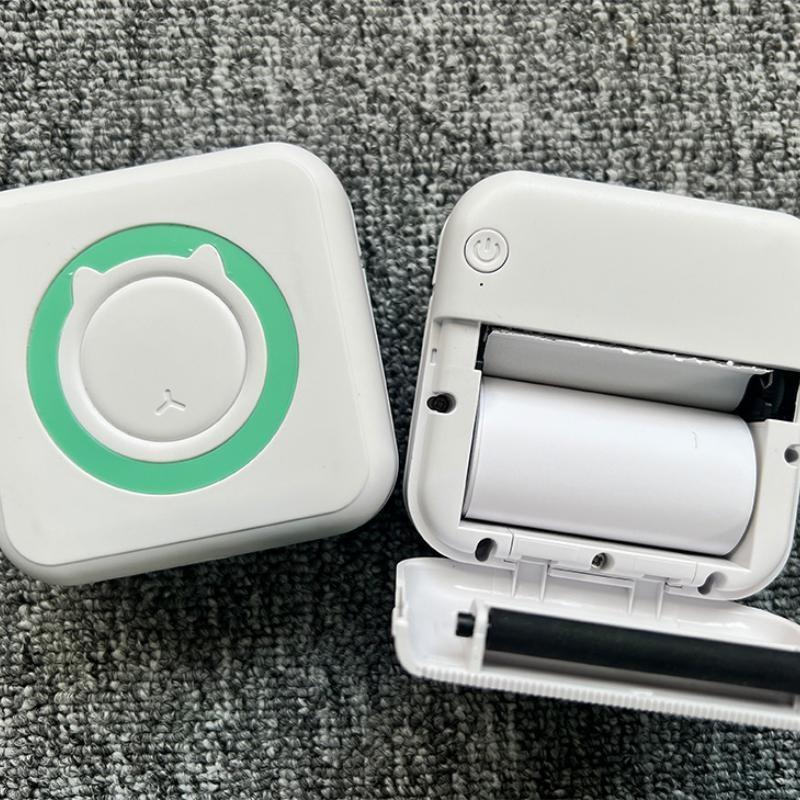 Портативный мини-термопринтер, 1 шт., карманный студенческий мини-принтер с USB-кабелем Imprimante