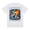 Men's and Women's retro Casual Short Sleeve T-shirt lactose Intolerant funny Meme T-shirt 100% cotton oversized humorous T-shirt