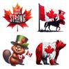 Car Sticker Canada Day Sticker Waterproof  Wall Sticker Decor Living Room Cabinet Refrigerator Home Decoration Decals M1134