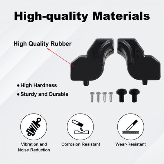 2Pcs Tailgate Rubber Bumper Bushing Left & Right Fit For 2015- Ford F-150