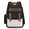 Stylish And Spacious Nylon Backpack For Middle High School College Students In Green Black Purple Pink And Dark Blue Colors