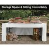 6FT Stretch Tablecloth Solid Color Sign-In Table Cloth Exhibition Table Decor  Wedding Party