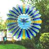 3D Animal Wind Spinner Decoration with Hook Indoor Outdoor Garden Yard Porch Colorful Turtle Butterfly Rooster