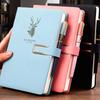 A5 Notebook Soft PU Leather Notepad Thickened Journal Agenda Note Book School Supplies Office Diary