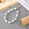 Новый жемчужный бант с бисерной подвеской, брелок для телефона, шнурок на запястье