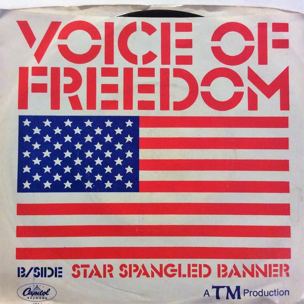 7-дюймовая пластинка JIM KIRK & THE TM SINGERS - Voice Of Freedom P4834 Capitol Records 1980 США Рок Б/у